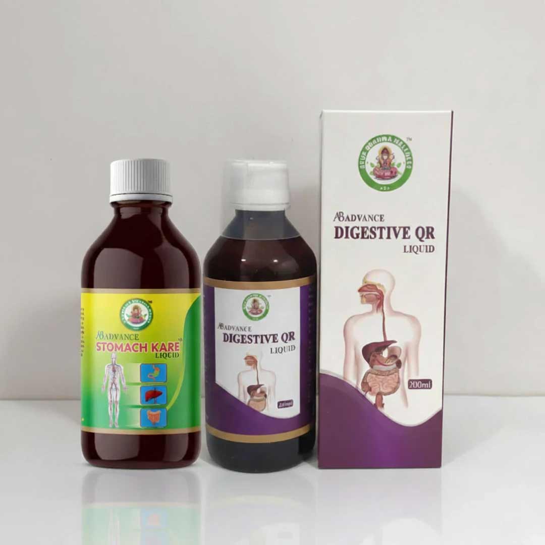 AB Advance Digestive QR Liquid (200 ml) + Ayur Brahma Advance Stomach Kare Liquid (200 ml) AB Advance Digestive QR Liquid (200 ml) + Ayur Brahma Advance Stomach Kare Liquid (200 ml)