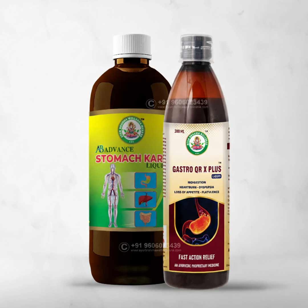 Ayur Brahma Advance Stomach Kare & Gastro QR X Plus Combo Ayur Brahma Advance Stomach Kare & Gastro QR X Plus Combo